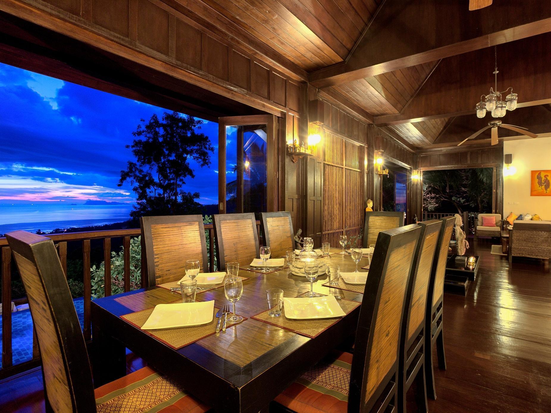 Villa Thai Teak - Panoramic Sea & Sunset Views Ko Samui Extérieur photo