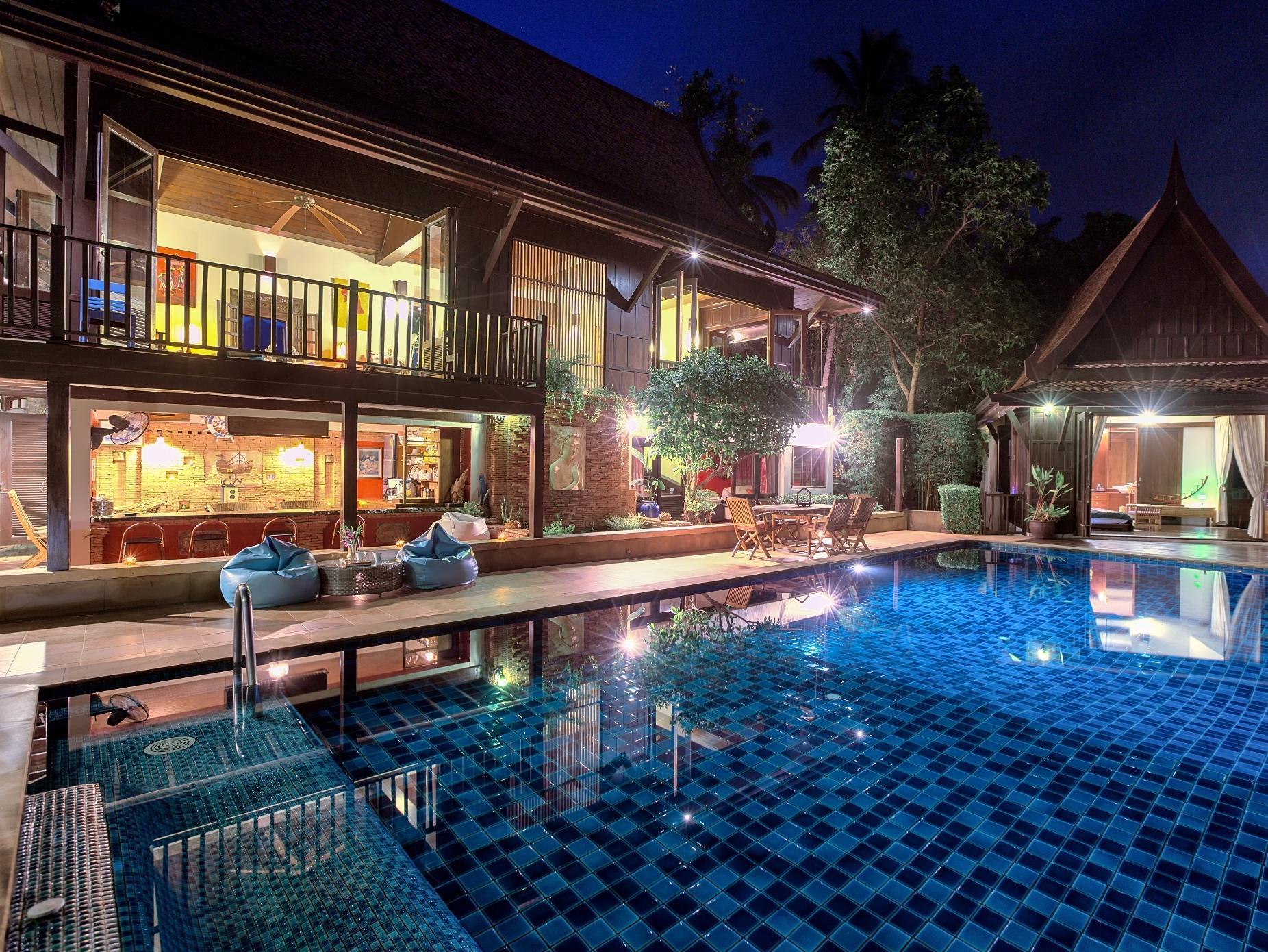 Villa Thai Teak - Panoramic Sea & Sunset Views Ko Samui Extérieur photo